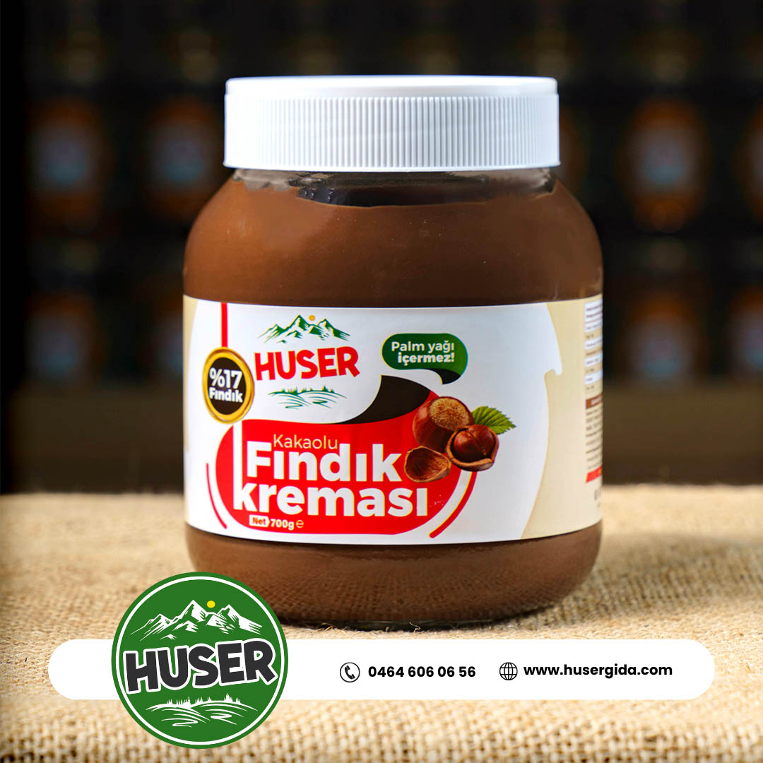 huser kakaolu fındık kreması  700 g