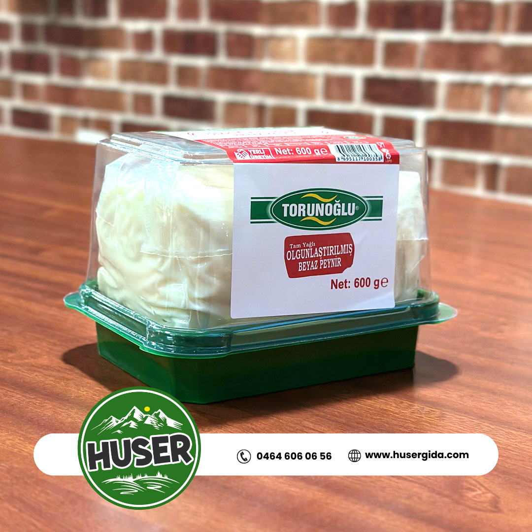 olgunlaştırılmış  tam  yağlı beyaz peynir 600 g