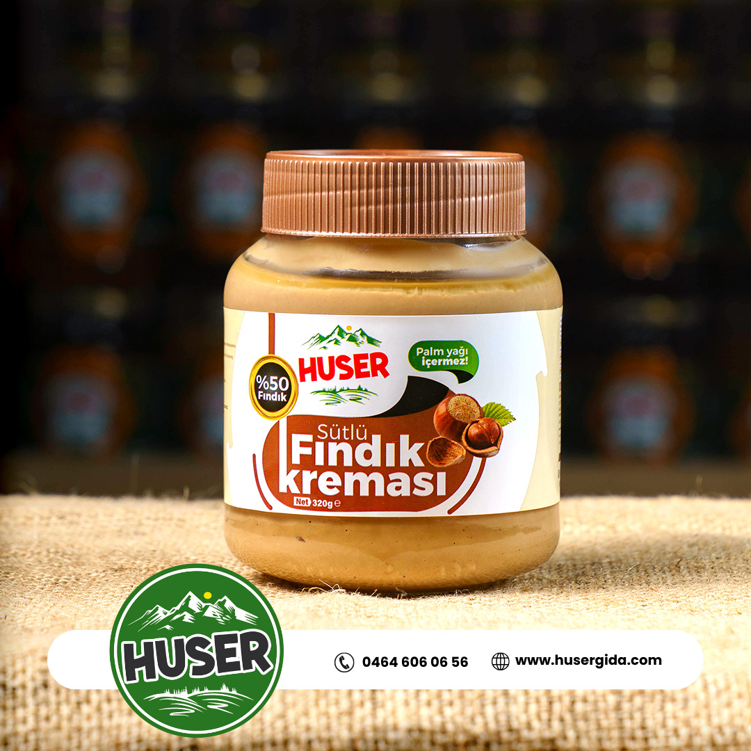 huser sütlü fındık kreması  320 g