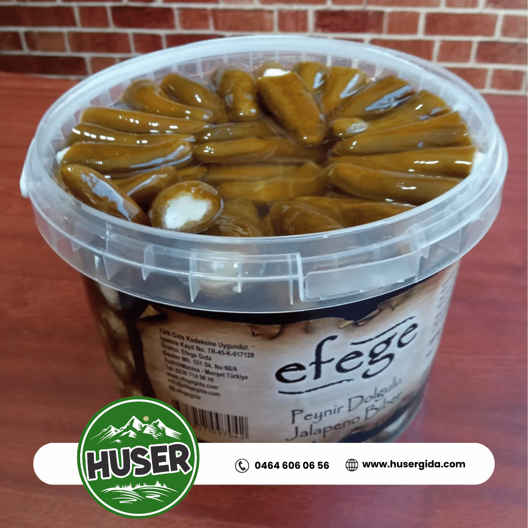 PEYNİR DOLGULU  JALAPENO BİBERİ 3 KG
