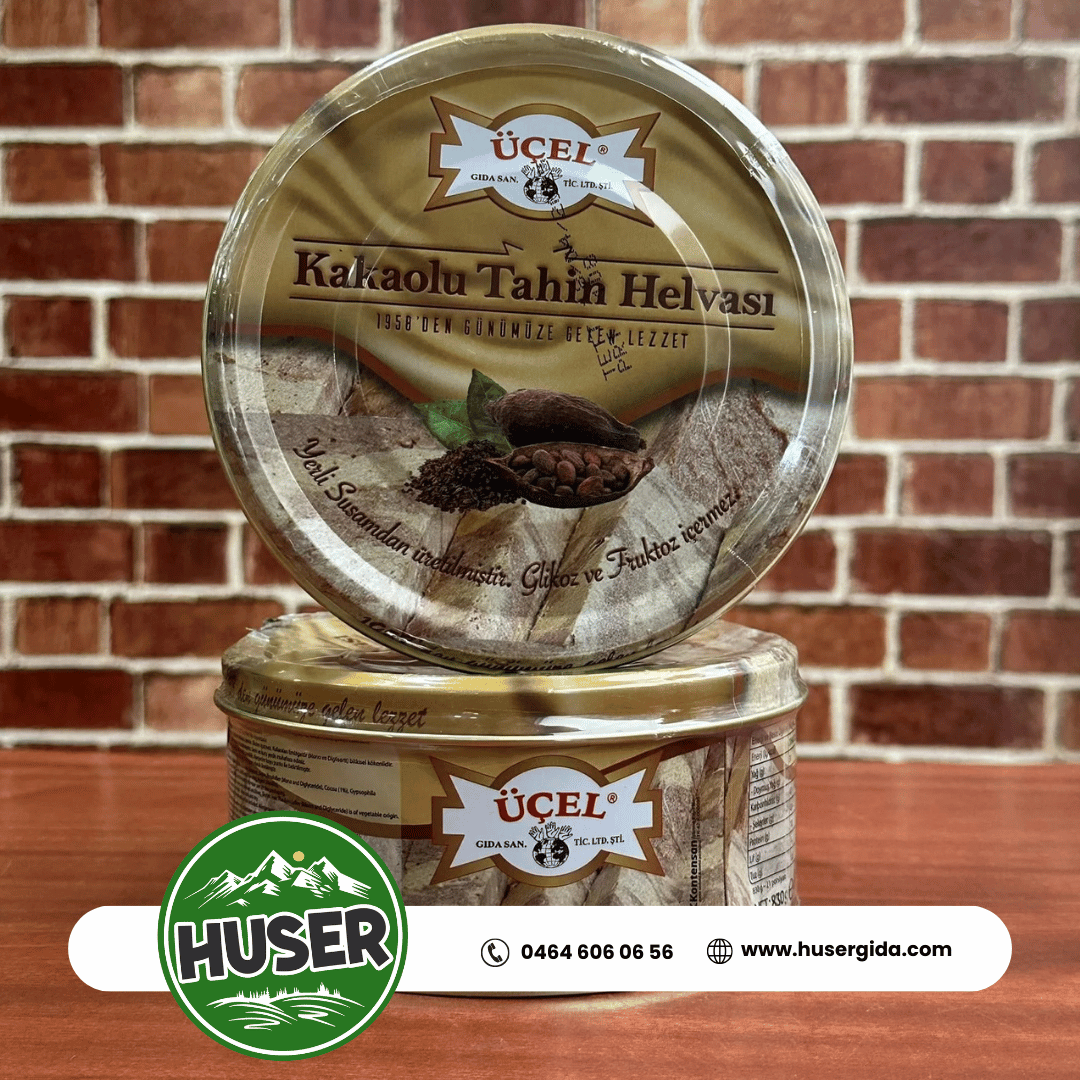 ÜÇEL KAKAOLU   HELVA 830 G