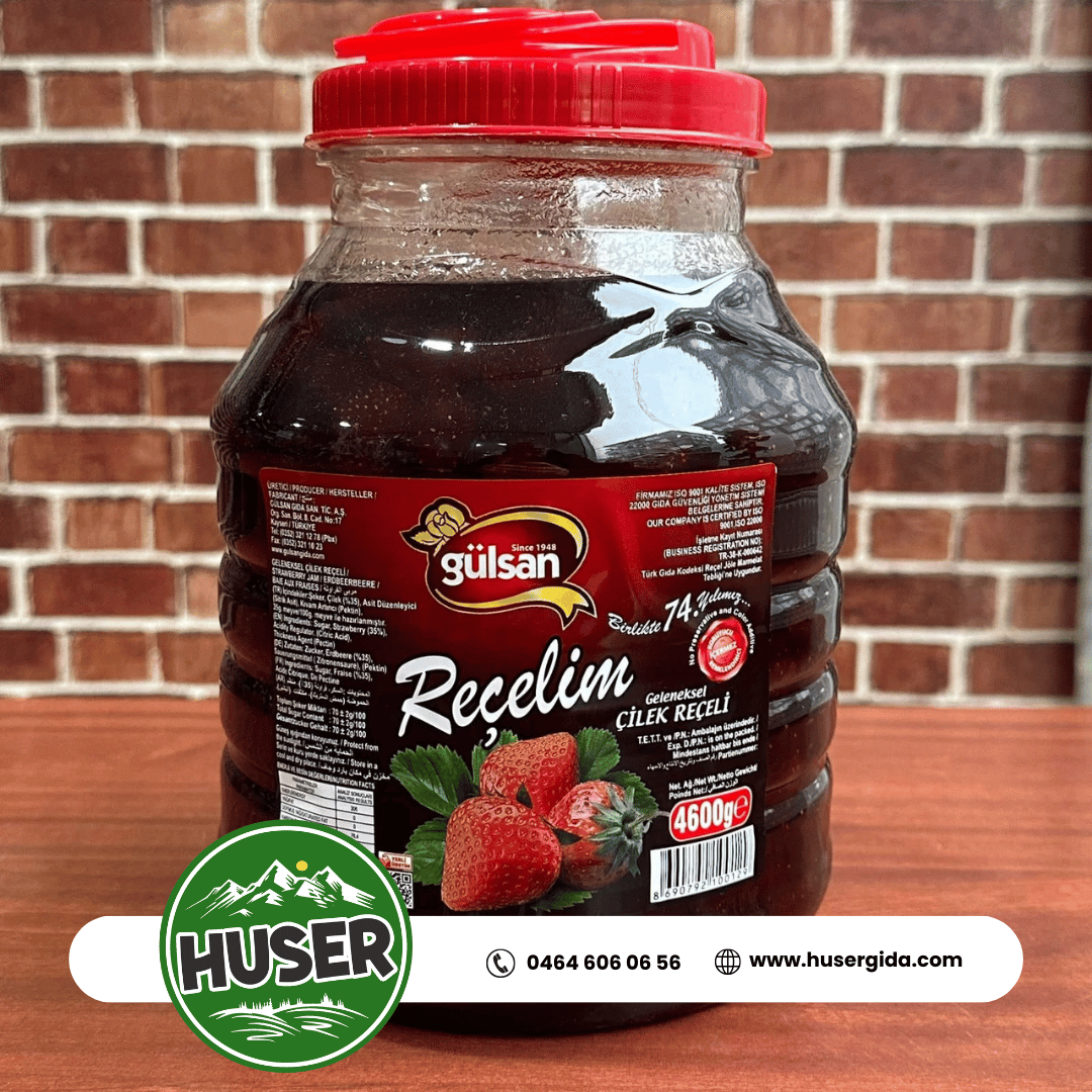 GÜLSAN ÇİLEK REÇELİ  4600 G